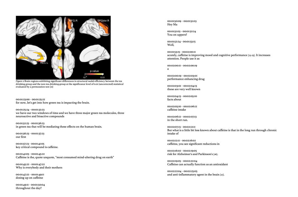 Green Tea Brain Effects Supplementary PDF Screenshot 1