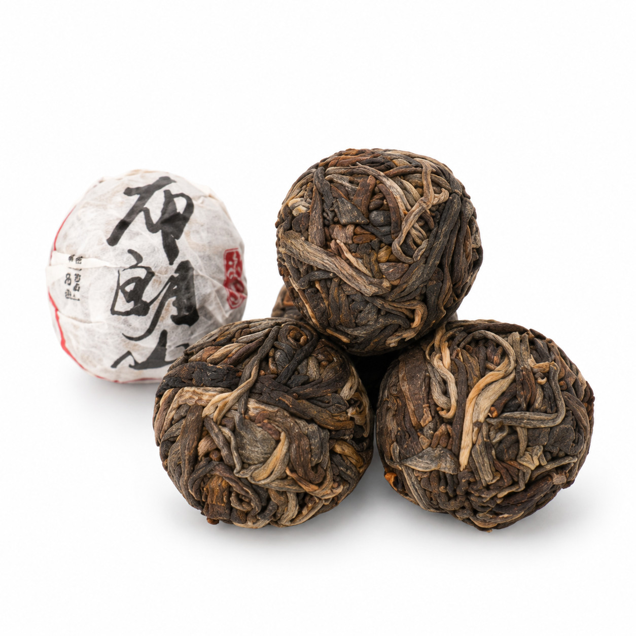 Bulang Shan Raw Puer Dry Leaf Pearls